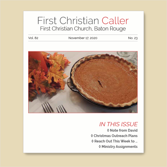 Featured image for “First Christian Caller – November 17, 2020”