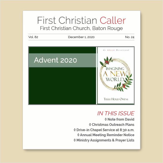 Featured image for “First Christian Caller – December 15, 2020”