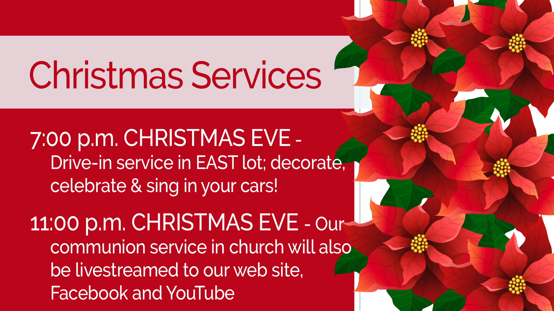 Featured image for “Christmas Eve 2020 – 11 pm Order of Service”