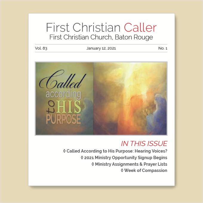 First Christian Caller - January 27 2021