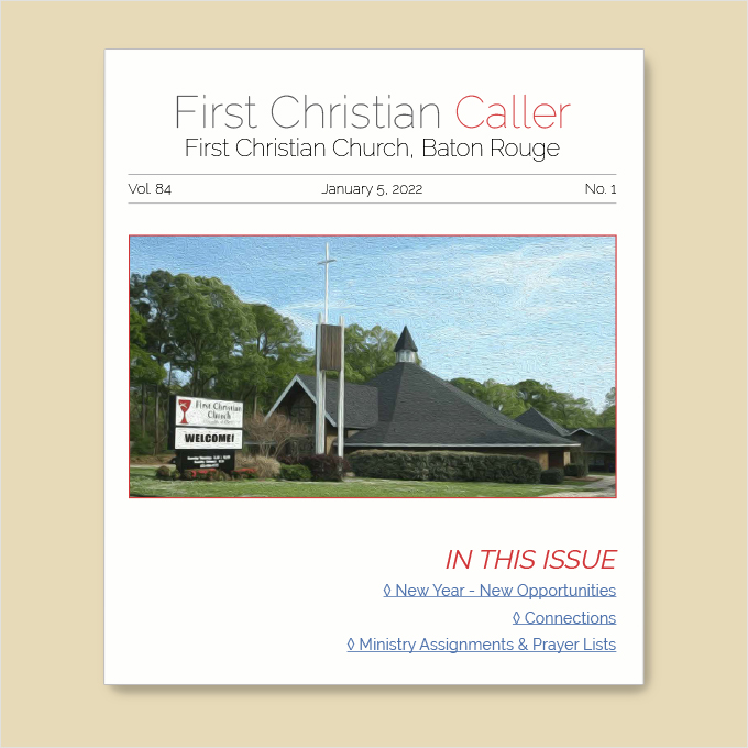 First Christian Caller - January 5, 2022