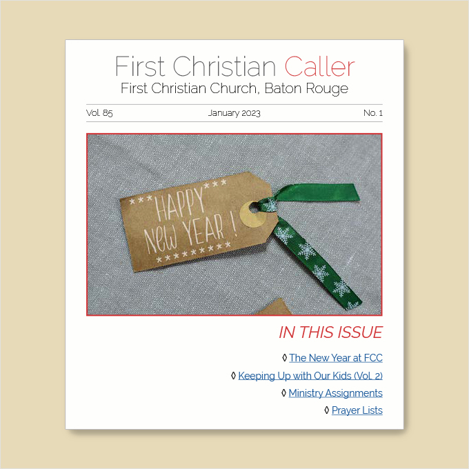 Featured image for “First Christian Caller – January 2023”