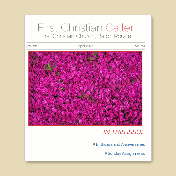 Featured image for “First Christian Caller – April 2024”