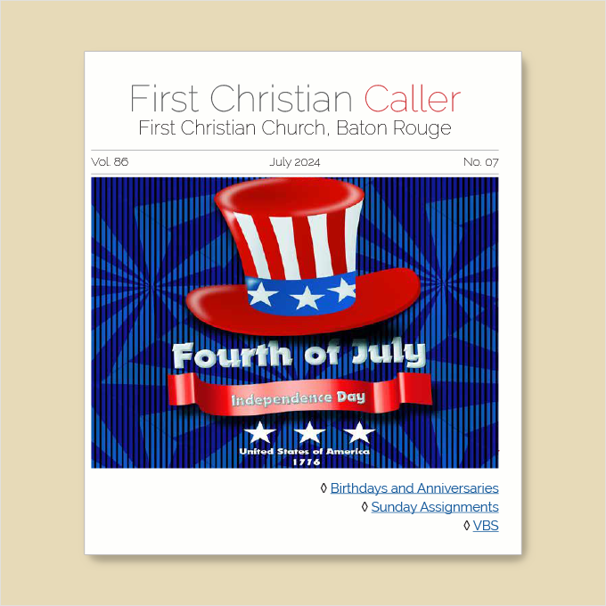 Featured image for “First Christian Caller – July 2024”