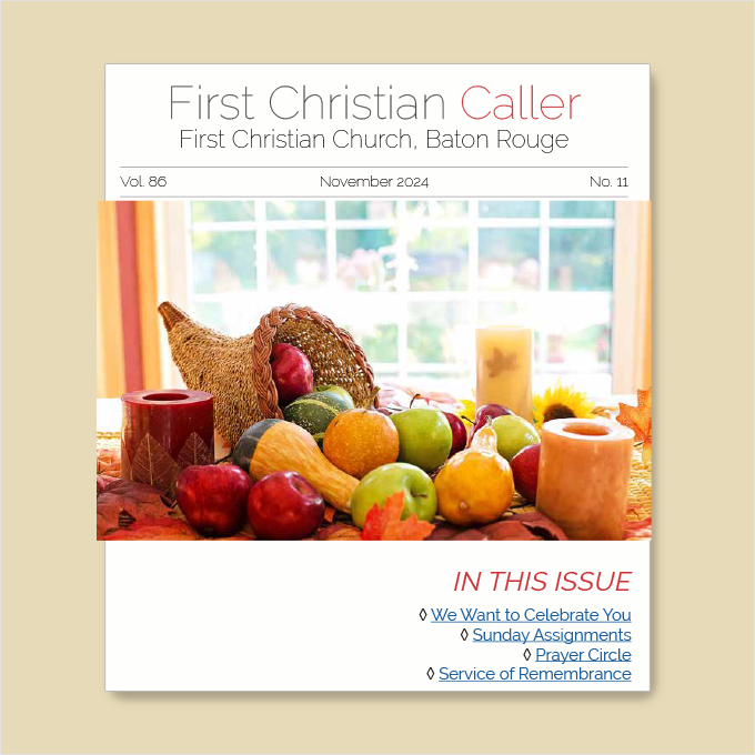 Featured image for “First Christian Caller – November  2024”