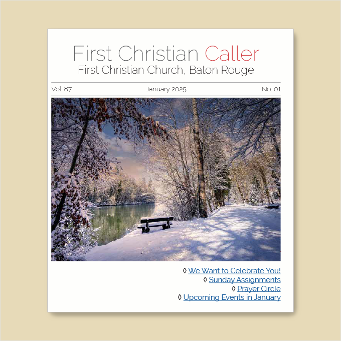 Featured image for “First Christian Caller – January 2025”