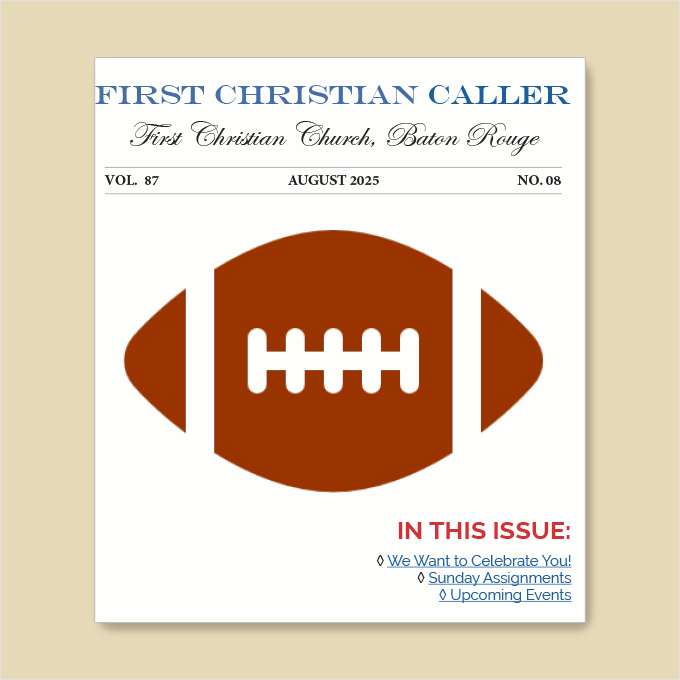 Featured image for “First Christian Caller – August 2025”