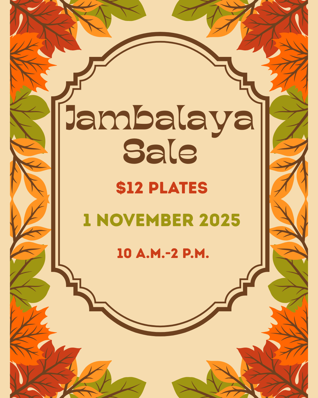Jambalaya Sale poster